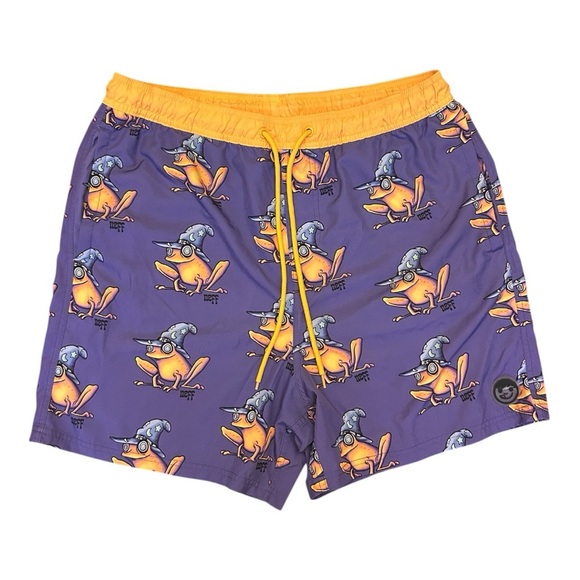 NEFF Men's Frog Magic Graphic Swim Shorts Size XL - Picture 5 of 13